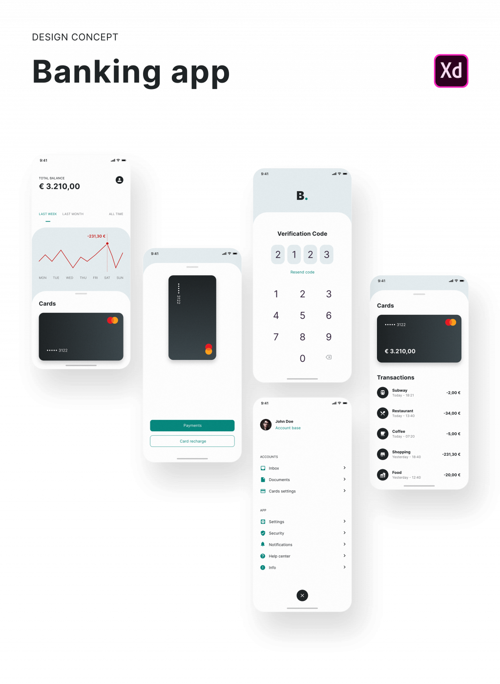 Design concept Banking App